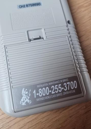 Nintendo Game Boy DMG onderhoudsstickers 