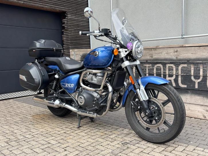 Royal Enfield Super Meteor 650 Astral Blue Inter Grey Green, Motoren, Motoren | Royal Enfield, Bedrijf, Toermotor, 12 t/m 35 kW