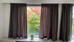 4 gordijnen 140x75, Huis en Inrichting, Stoffering | Gordijnen en Lamellen, Ophalen, Gebruikt, Bruin, 100 tot 150 cm