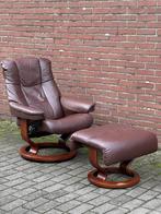 Mooie Stressless Mayfair relaxfauteuil met voetbank, Ophalen, Zo goed als nieuw