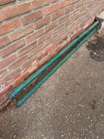 2x Metalen palen met betonnen voet., Ophalen, Nieuw, 250 cm of meer, Overige typen