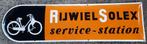 Rijwiel solex service station emaillen bord reclame borden, Comme neuf, Enlèvement ou Envoi, Panneau publicitaire