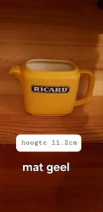 Mat gele pichet Ricard, Verzamelen, Merken en Reclamevoorwerpen, Ophalen, Nieuw
