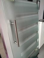 Glazen deur, Doe-het-zelf en Bouw, Deuren en Vliegenramen, Ophalen, Gebruikt, 80 tot 100 cm, Binnendeur