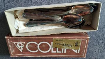 Set van 12 kleine vintage Auerhahn koffielepels (verzilv 90) beschikbaar voor biedingen