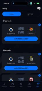 1 ticket CLUB BRUGGE - BARCELONA TE KOOP