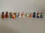 12 hard plastieken boerderij dieren werkmannen figuurtjes, Ophalen of Verzenden, Gebruikt, Overige typen
