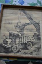 Tekening ets van Laurent Moonens, Ophalen