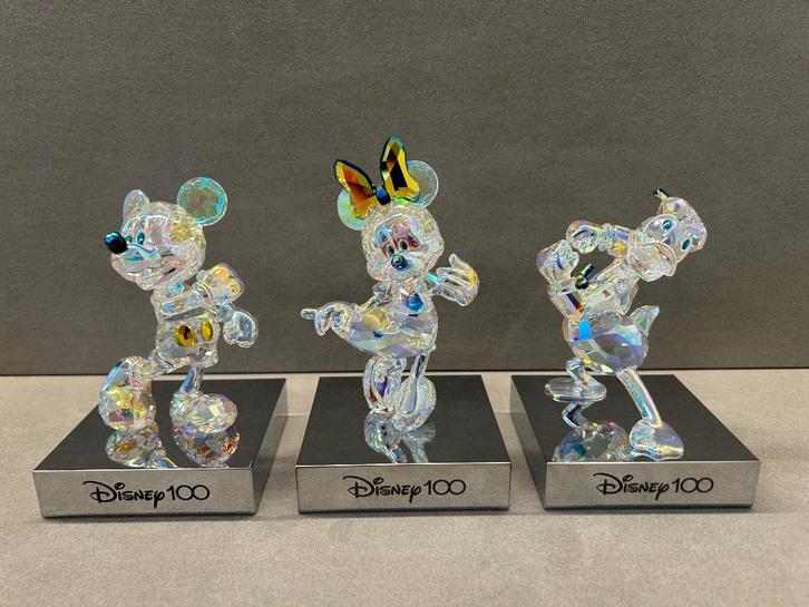 Swarovski Disney 100 Set Mickey, Minnie & Donald, Verzamelen, Swarovski, Nieuw, Figuurtje, Ophalen of Verzenden
