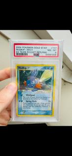 Mudkip gold star ex team rocket returns psa 8, Ophalen of Verzenden, Zo goed als nieuw, Losse kaart, Foil
