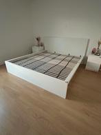 Bed 180x200, Huis en Inrichting, Slaapkamer | Bedden, Ophalen, Gebruikt, Wit, 180 cm