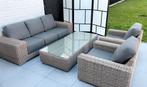 Loungeset 4 seasons outdoor, Tuin en Terras, Ophalen, 5 zitplaatsen, Kunststof, Bank