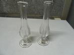 deux vases luxval du val saint lambert hauteur: 19 cm, Enlèvement ou Envoi