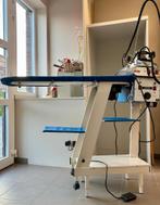 Professionele verwarmde strijktafel met professioneel stooms, Ophalen, Gebruikt, Strijkijzer met snoer