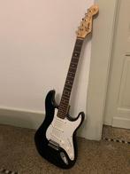 Fender Squier Strat (50 years Fender editie) zwart, Muziek en Instrumenten, Ophalen, Zo goed als nieuw, Solid body, Fender