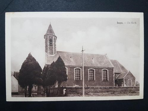 Postkaart Impe ( Lede ) De Kerk, Verzamelen, Postkaarten | België, Ongelopen, Oost-Vlaanderen, 1920 tot 1940, Ophalen of Verzenden