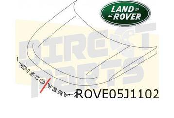 Land Rover Discovery Sport (12/14-9/19) Embleem R tekst "DIS beschikbaar voor biedingen