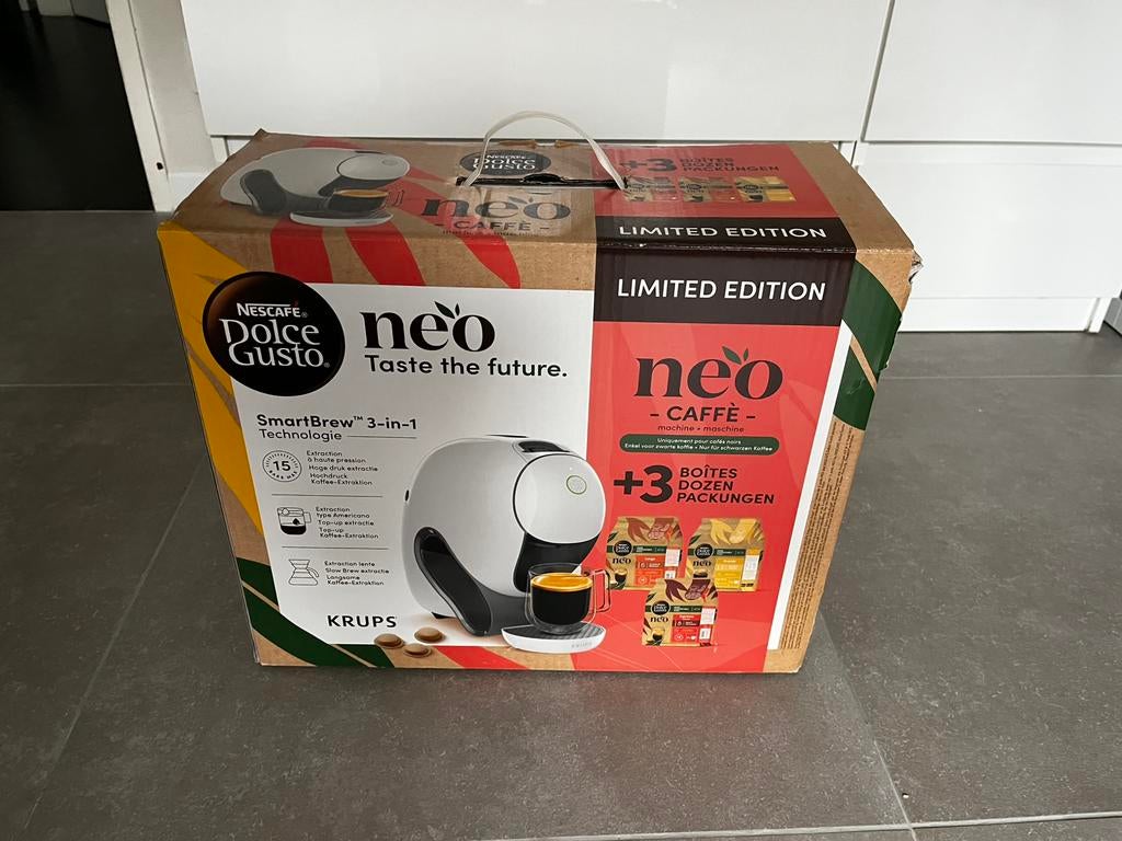 Dolce gusto limited edition nieuw, Espresso apparaat, Ophalen of Verzenden, Zo goed als nieuw, 2 tot 4 kopjes