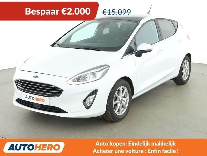 Ford Fiesta 1.0 EcoBoost Mild-Hybrid Titanium (bj 2020), Auto's, Ford, Te koop, Fiësta, ABS, Achteruitrijcamera, Adaptive Cruise Control