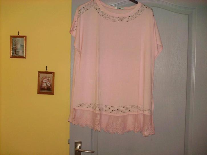 a vendre blouse tunique pour dame, Kleding | Dames, Blouses en Tunieken, Nieuw, Maat 42/44 (L), Roze, Ophalen of Verzenden