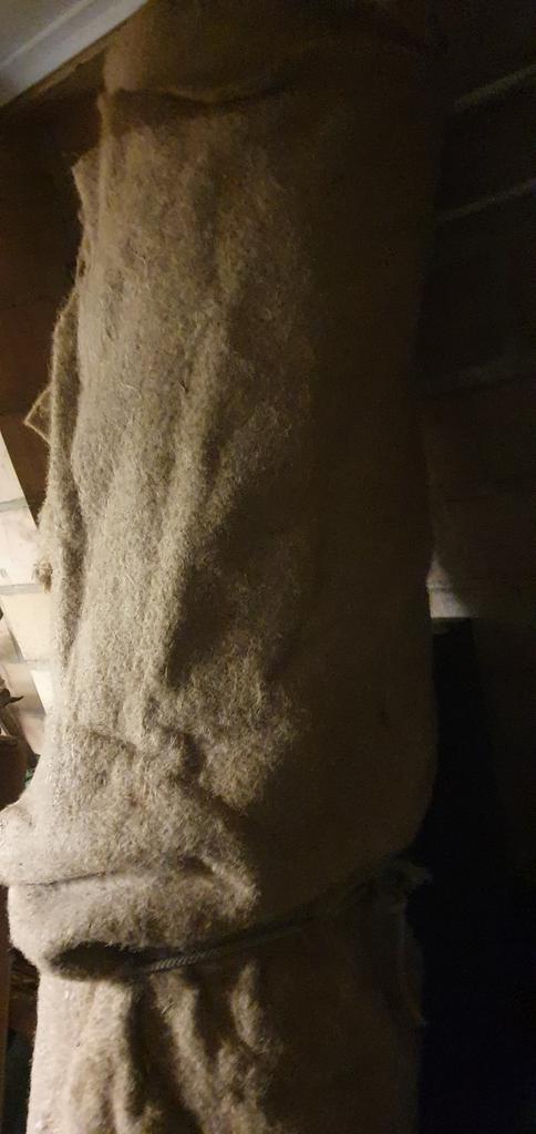 Biologisch afbreekbare bruine dekzeilrol in goede staat, Ophalen