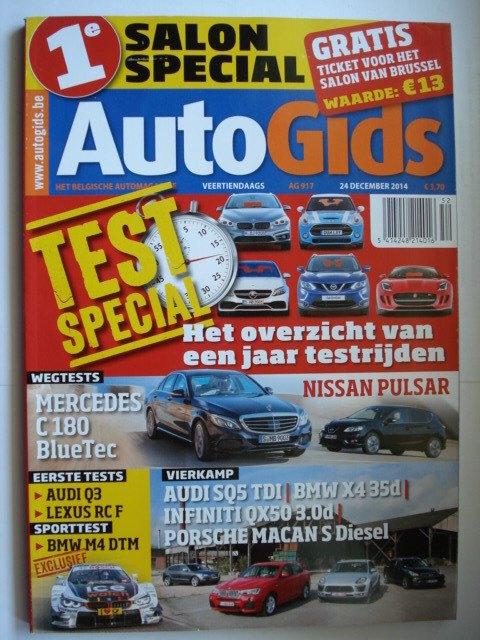 AutoGids 917 Nissan Pulsar Infiniti QX50 Porsche Macan SQ5, Verzenden, Gelezen, Algemeen