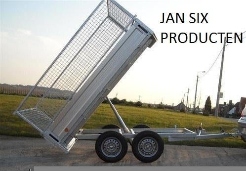 aanhangwagen / kipper ongeremd afmetingen bak 2.58 x 1.58, Autos : Pièces & Accessoires, Autres pièces automobiles, Neuf, Enlèvement