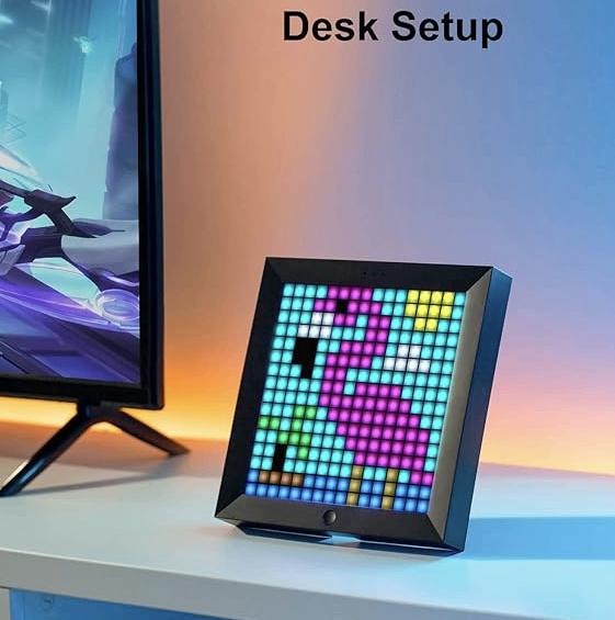 Divoom Pixoo Pixel Art Digitale fotolijst, Audio, Tv en Foto, Foto | Digitale fotokaders, Ophalen, Nieuw, 12 inch of groter