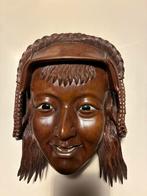 Masker in rozenhout Aziatisch, Ophalen