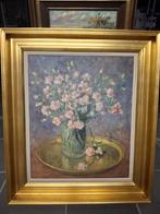 Schilderij bloemen gesigneerd Van De Mooter R., Antiek en Kunst, Ophalen