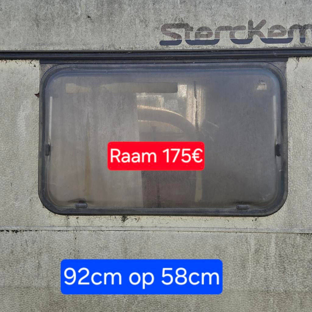Caravan Sterckeman 750kg wisselstukken raam deur chassis 4m, Caravans en Kamperen, Caravanaccessoires, Ophalen