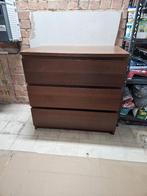 Commode à tiroirs ikea Hopen brune, 3 ou 4 tiroirs, 25 à 50 cm, Moins de 100 cm, Comme neuf