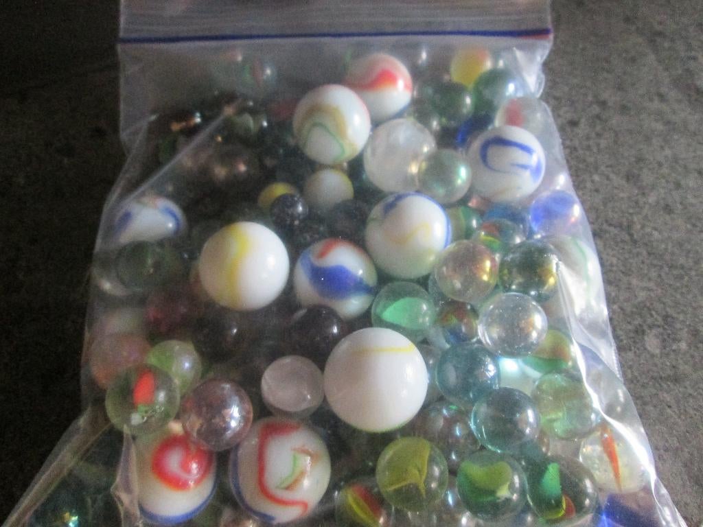 Vintage jaren 70 knikkers, Ophalen, Zo goed als nieuw