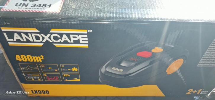 Robot tondeuse Landxcape 400m², Jardin & Terrasse, Tondeuses autoportées, Enlèvement