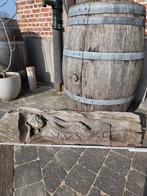 Houtsculptuur liggende Buddha, Antiek en Kunst, Ophalen