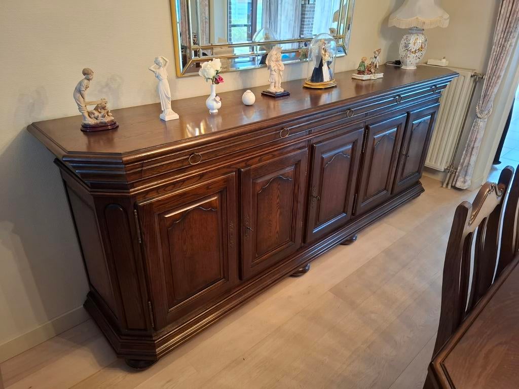 Prachtige donker eiken eetkamer !!, Huis en Inrichting, Complete inboedels, Ophalen