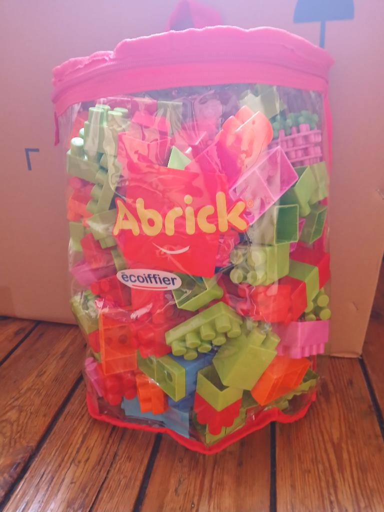 Sac Abrick/Ecoiffier - blocs de construction 150 pièces, Enlèvement, Neuf, Abrick