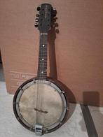 Oude Banjo jaren 50 snaren te vervangen., Musique & Instruments, Instruments à corde | Banjos, Enlèvement