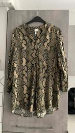 Robe chemise python H&M oversize XS, Kleding | Dames, Jurken, H&M, Ophalen of Verzenden, Zo goed als nieuw, Maat 34 (XS) of kleiner