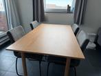 Eettafel + 4 stoelen, Huis en Inrichting, Tafels | Eettafels, Ophalen, Zo goed als nieuw