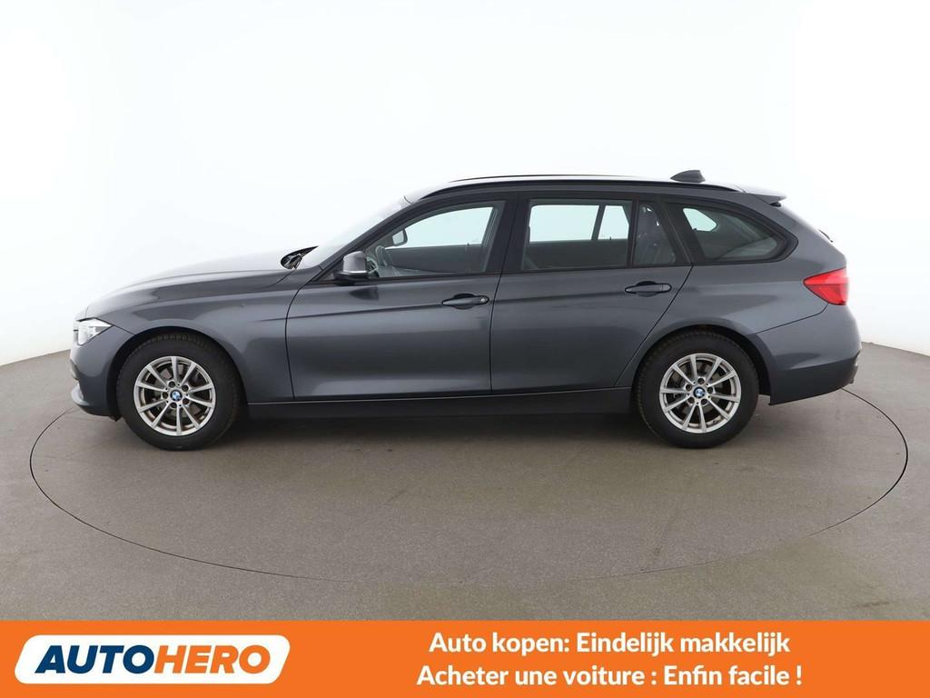 BMW 3 Serie 318 318d Advantage (automatique), 100 kW, Argent ou Gris, Achat, 1595 kg