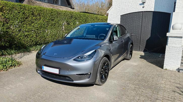 Tesla Model Y Dual Motor Long Range AWD als nieuw, Autos, Tesla, Particulier, Model Y, 4x4, ABS, Caméra de recul, Phares directionnels