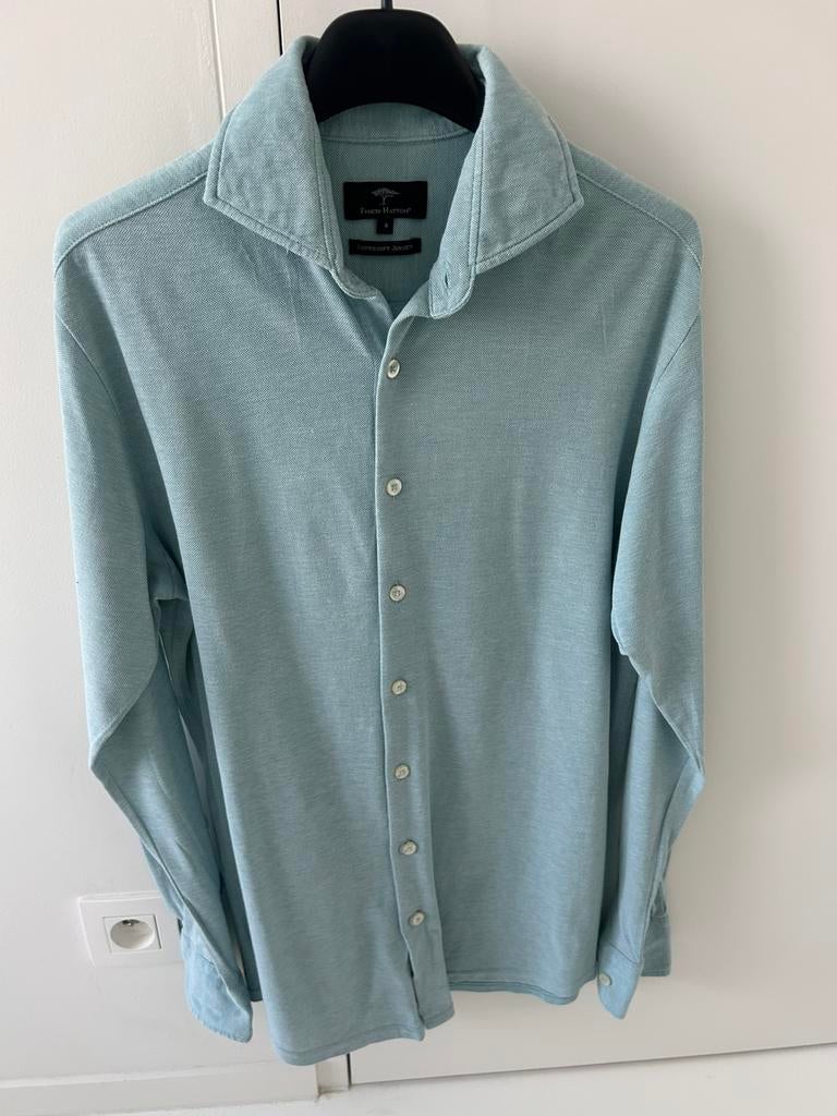 Mooi effen casual hemd - small, Kleding | Heren, Overhemden, Ophalen of Verzenden, Zo goed als nieuw, Groen, Halswijdte 38 (S) of kleiner