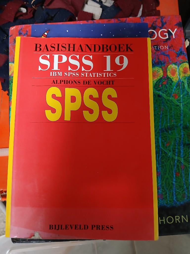 Basishandboek spss 19, Livres, Livres d'étude & Cours, Enlèvement, Utilisé, Enseignement supérieur