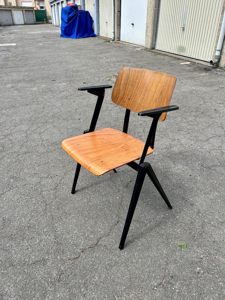 Chaise vintage de designer RESULT, Maison & Meubles, Chaises, Enlèvement, Utilisé, Bois