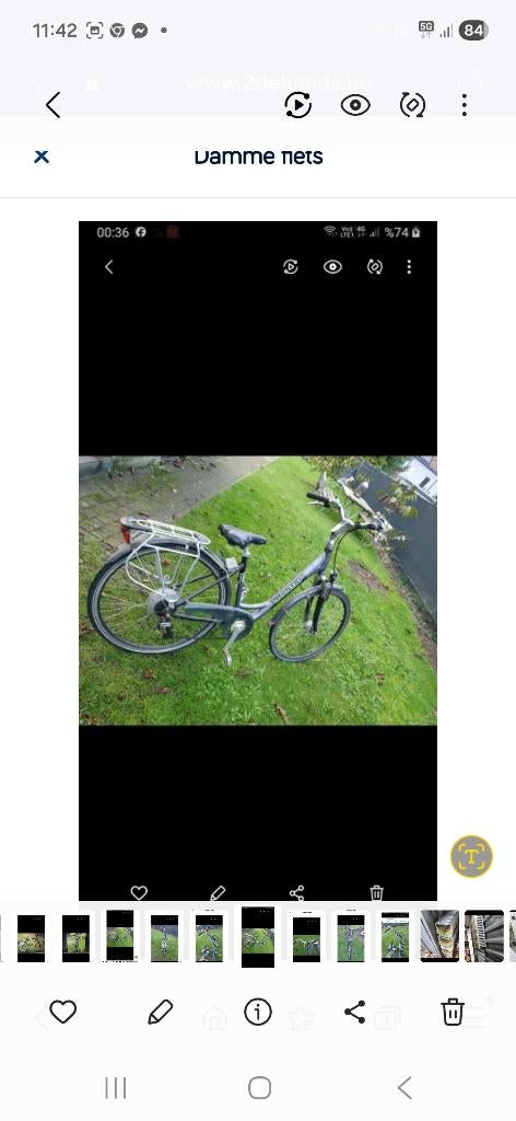 Damme fiets, Tuin en Terras, Ophalen