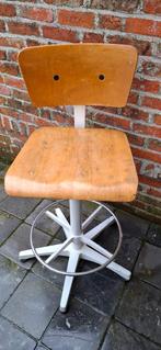 Vintage industriële architectenstoel/tekenstoel, Ophalen