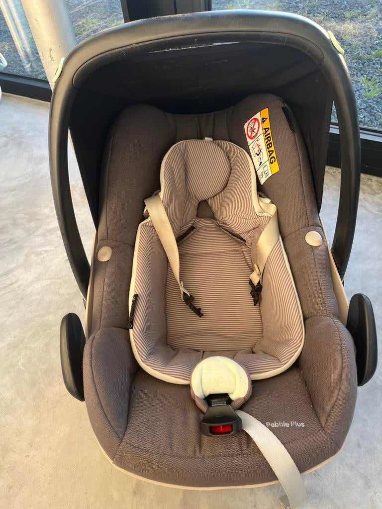 Maxi cosi pearl met family fix iso, Ophalen, Gebruikt, Isofix, 0 t/m 13 kg