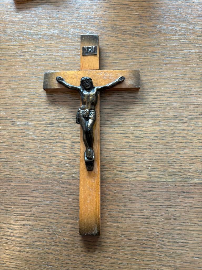 Houten kruis, Ophalen of Verzenden, Gebruikt