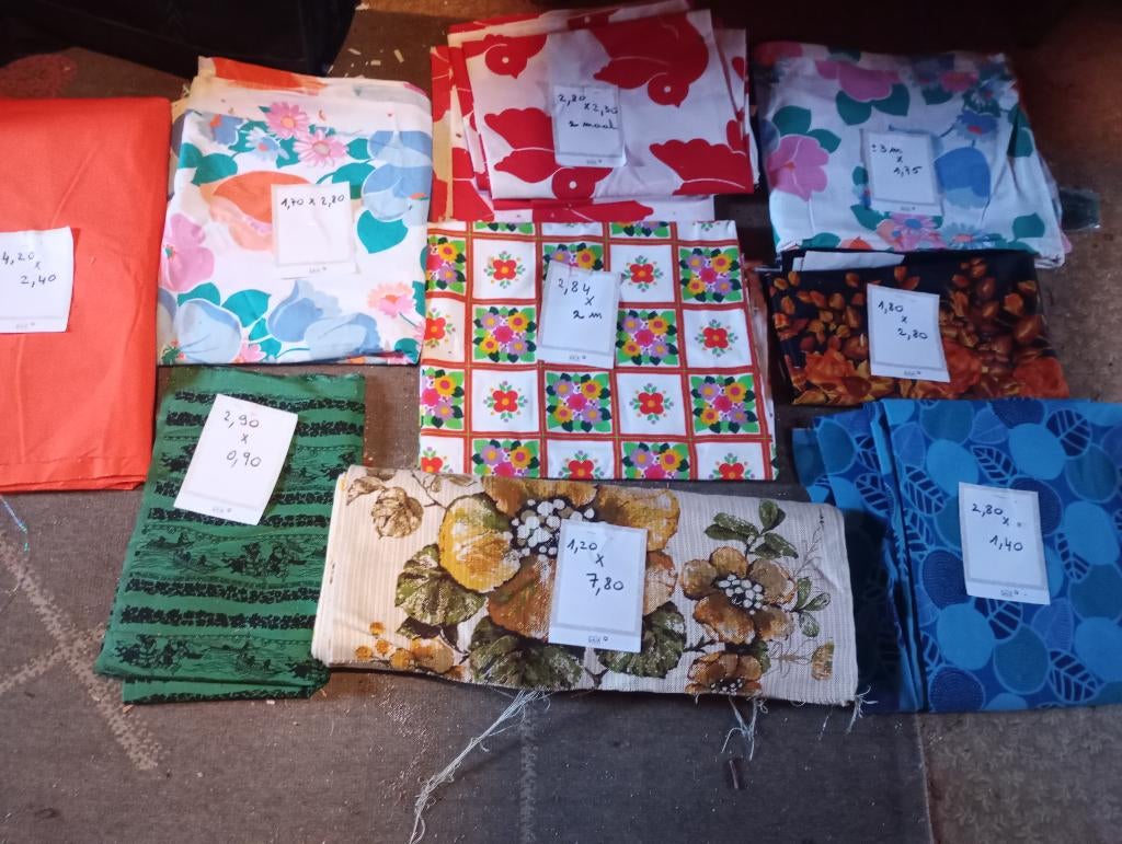 gros morceaux de tissu, Neuf, Autres couleurs, Enlèvement, Autres matériaux